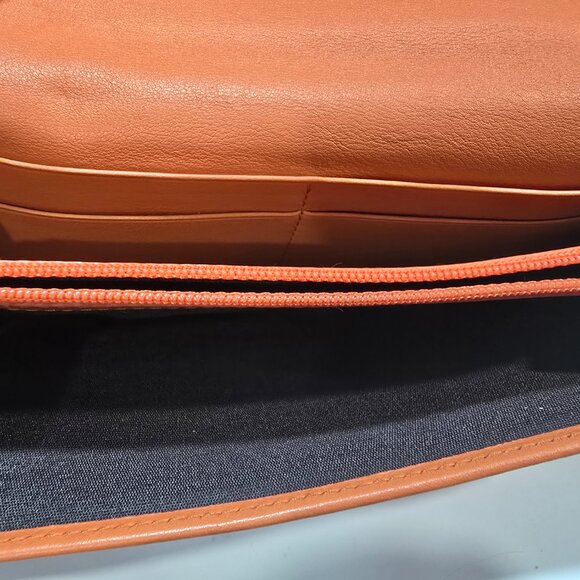 Nina Ricci Vibrant Orange Leather Wallet - Picture 5 of 7
